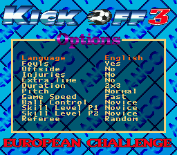 Kick Off 3: European Challenge 1