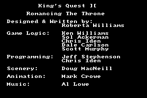 King's Quest II: Romancing the Throne 1