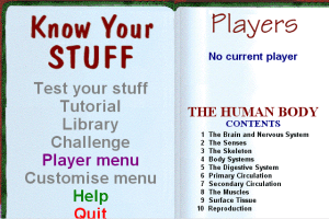 Know Your Stuff: The Human Body 1