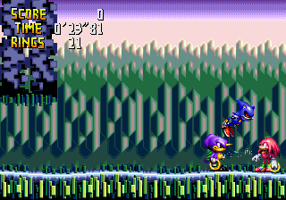 SONIC IN CHAOTIX free online game on