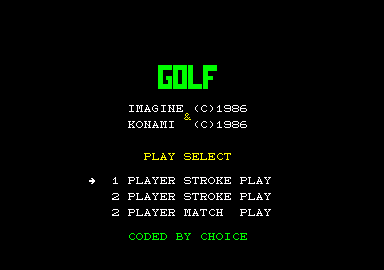 Konami's Golf 2
