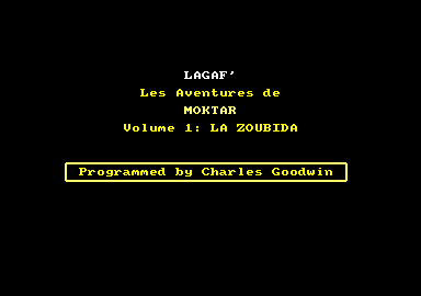 Lagaf': Les Aventures de Moktar - Vol 1: La Zoubida 0