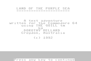 Land of the Purple Sea 0