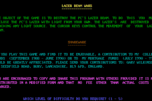 Lazer Beam Wars 1