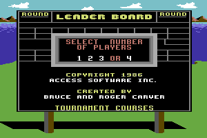 Leader Board Tournament abandonware