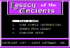 Legacy of The Ancients 0