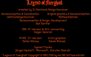legend of faerghail