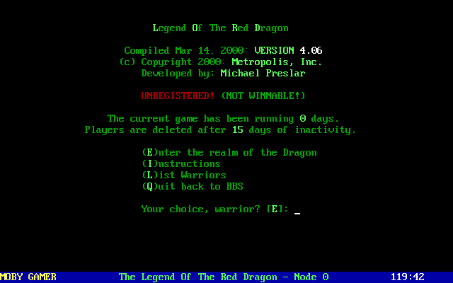 Play Legend Of The Red Dragon