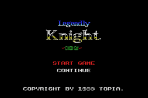 Legendly Knight abandonware