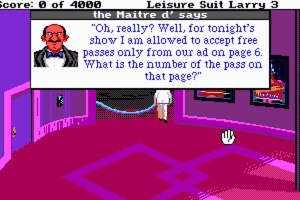 Leisure Suit Larry III: Passionate Patti in Pursuit of the Pulsating Pectorals 16