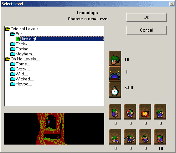 PC IBM OH NO! MORE LEMMINGS 5 1/4 COMPUTER GAME 1991 PSYGNOSIS TANDY