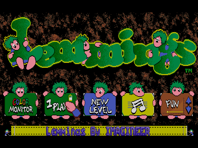 Play SNES Lemmings (Japan) Online in your browser 