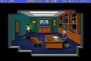 Les Manley in: Search for the King abandonware