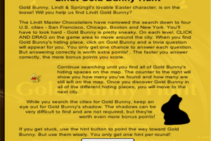 Lindt Gold Bunny Hunt 1