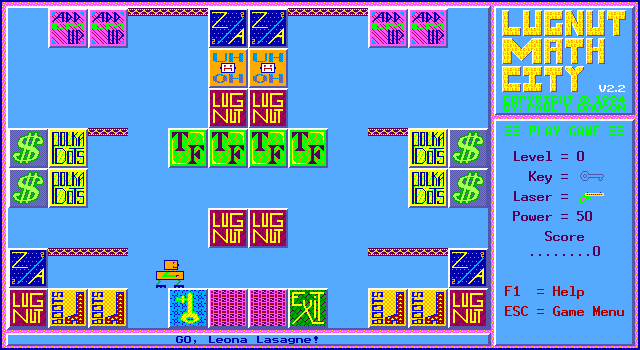 Lugnut Math City abandonware