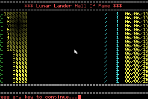 Lunar Lander 7