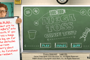 M&M's Mega Toss Test 0