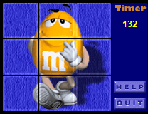 M&M's Slider Puzzle abandonware