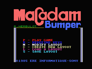 Macadam Bumper abandonware