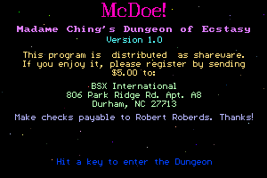 Madame Ching's Dungeon of Ecstasy abandonware