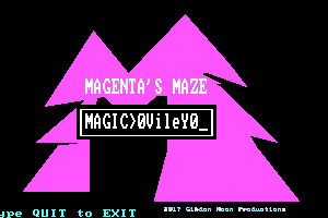 Magenta's Maze 1