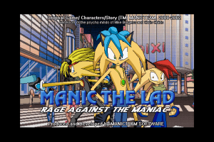 Manic the Lad: Rage Against the Maniac abandonware