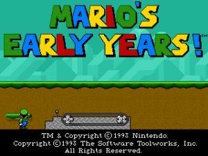 Mario's Early Years: CD-ROM Collection 1