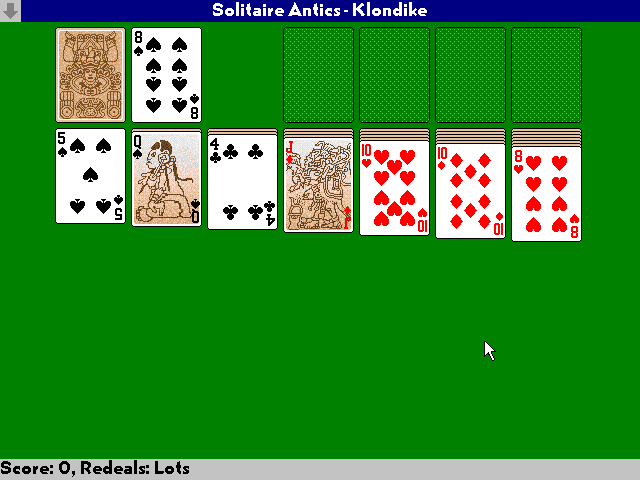 Masque Solitaire Antics abandonware