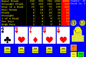 Masque Video Poker 1