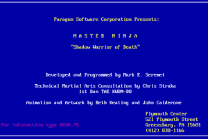 Master Ninja: Shadow Warrior of Death 0