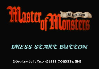 Master of Monsters: Neo Generations abandonware