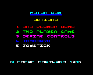 Match Day 1