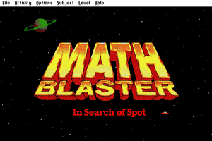 Math Blaster: Episode One - In Search of Spot 0