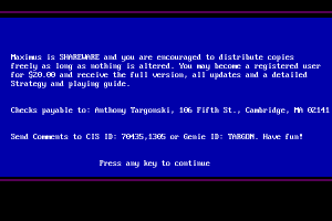 Maximus abandonware