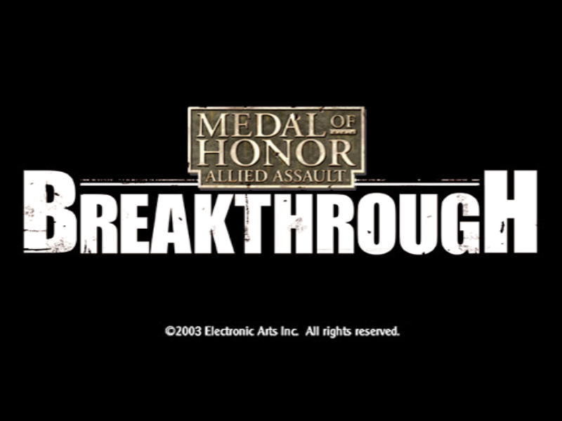 medal of honor breakthrough online