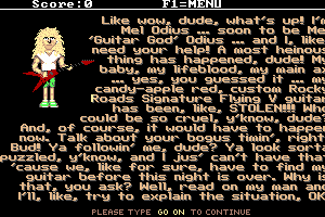 Mel Odius goes Six String Searchin' abandonware