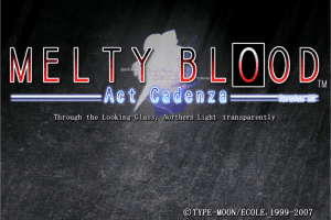 Melty Blood: Act Cadenza 1