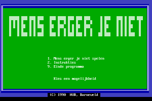 Mens Erger Je Niet 0