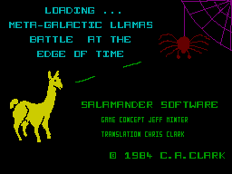 Metagalactic Llamas: Battle at the Edge of Time 0