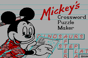 Mickey's Crossword Puzzle Maker 0