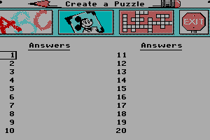 Mickey's Crossword Puzzle Maker 18