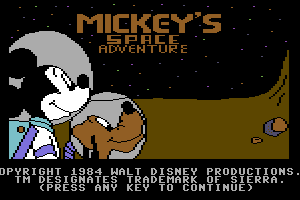 Mickey's Space Adventure 0