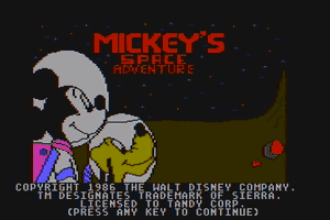 Mickey's Space Adventure 1