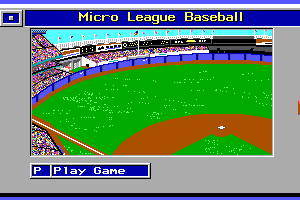 Micro League Baseball The Managers Challenge 4