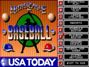 MicroLeague Baseball IV 2