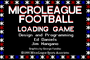 MicroLeague Football: The Coach's Challenge 0