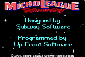 MicroLeague Wrestling 1