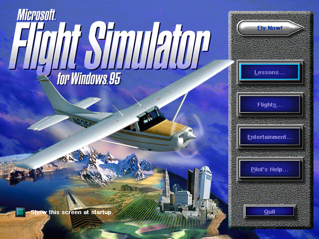 Download Microsoft Flight Simulator (v1.0) - My Abandonware