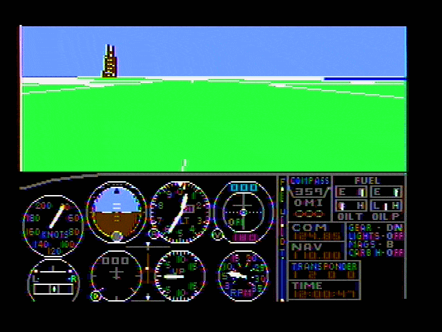 Can't run Microsoft Flight Simulator 2020? Play the 1982 version