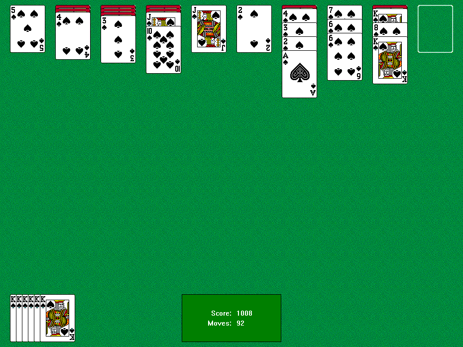 Microsoft Spider Solitaire abandonware
